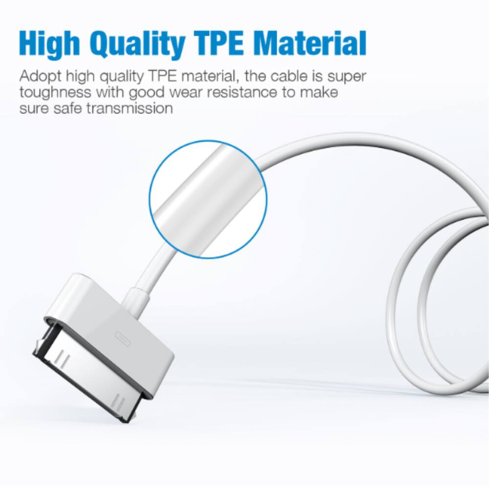 High Quality TPE Material

Adopt high quality TPE material, the cable is super toughness with good wear resistance to make sure safe transmission