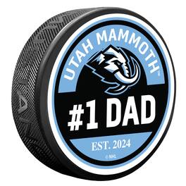 Mustang Drinkware - Utah Mammoth #1 Dad Hockey Puck - Multicolor