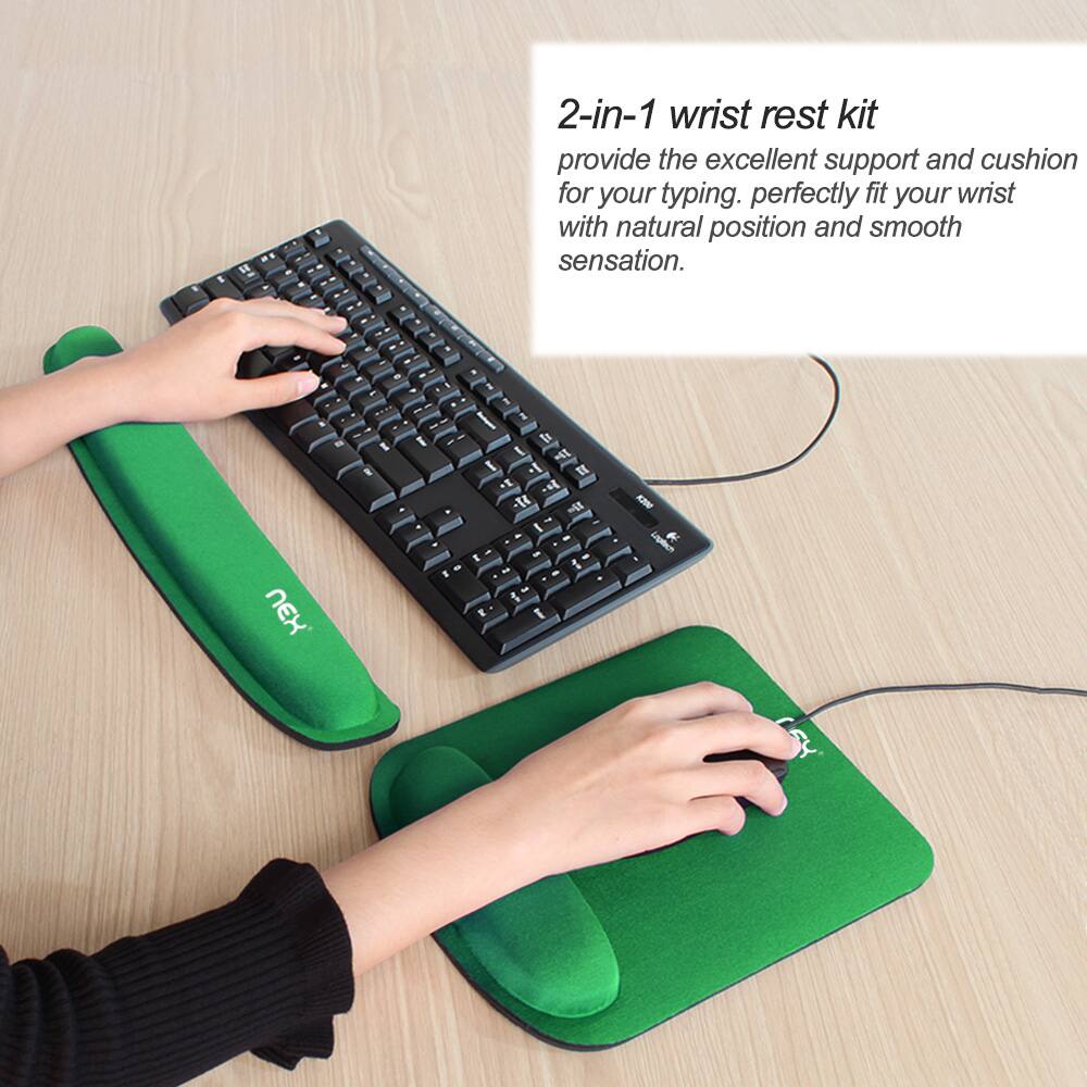 2-in-1 wrist rest kit provide the excellent support and cushion for your typing. perfectly fit your wrist with natural position and smooth sensation.

5
I
X3N
- I T

Legitech