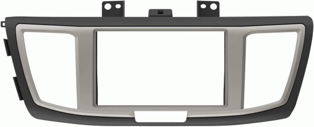 Metra - Stereo Installation Kit for 2013-2017 Honda Accord Vehicles - Black with Silver Accent - Front_Zoom