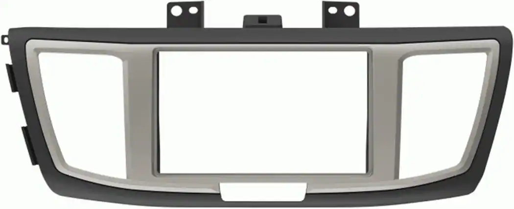 Metra - Stereo Installation Kit for 2013-2017 Honda Accord Vehicles - Black with Silver Accent