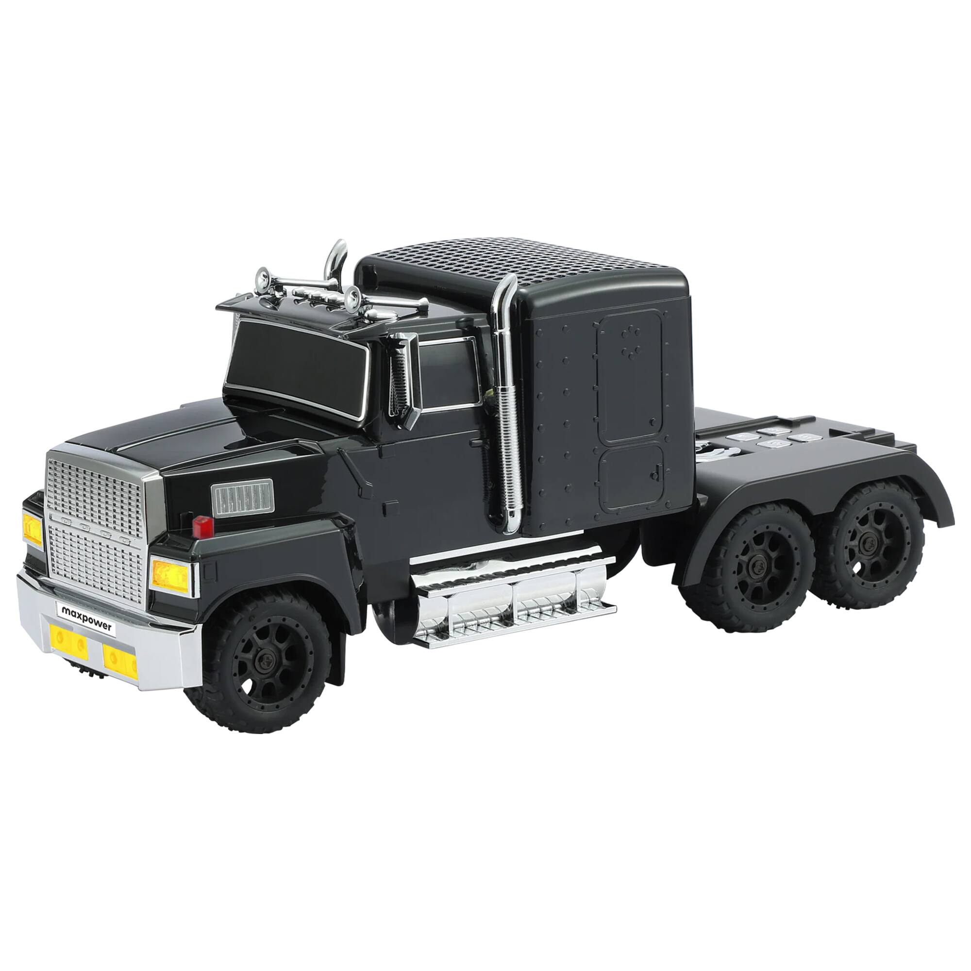 Alt View 7. Max Power - Max Power Semi Truck Bluetooth Speaker, Wireless Big Rig Vehicle Stereo, Black - Black.