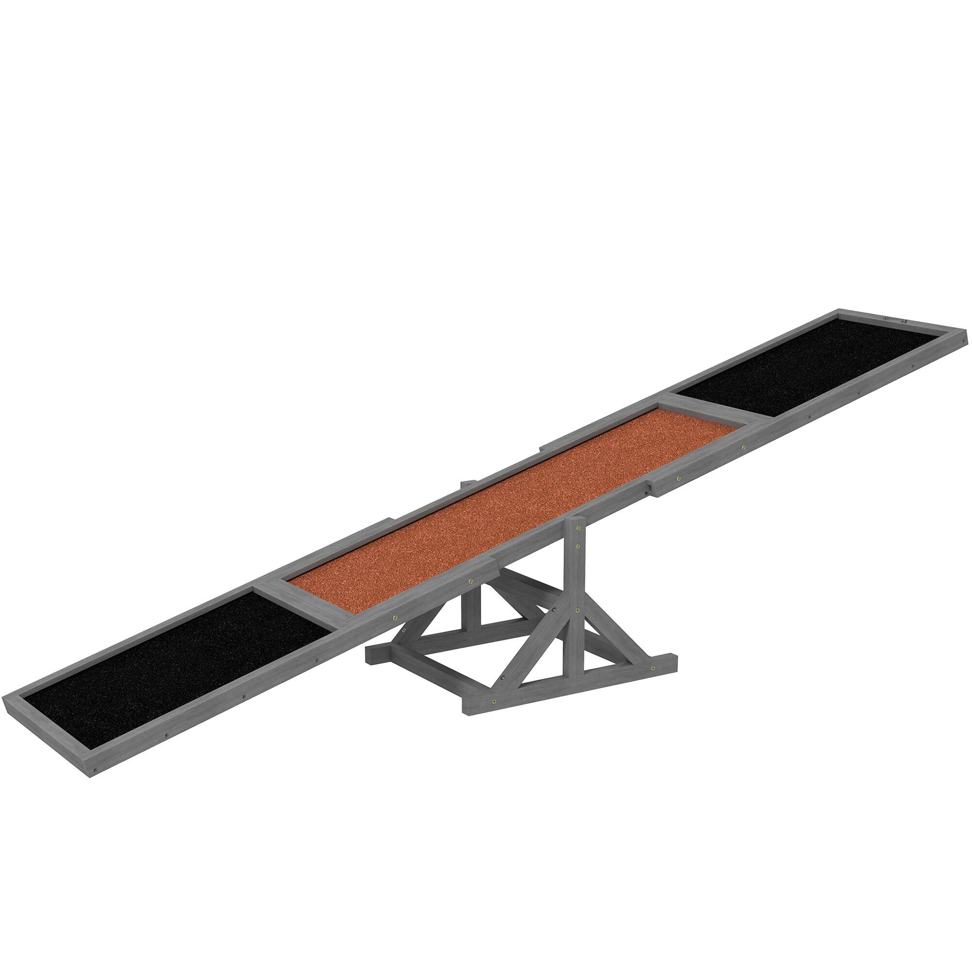 Pawhut Dog Agility Seesaw for Training and Exercise, Weather Resistant ...