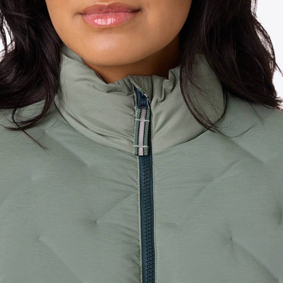 Alt View 7. Mobile Warming - Women's Aria Hybrid Heated Jacket - Sage/Olive.