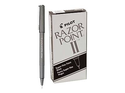 PILOT RAZOR POINT II  
Super Five Point  
Black  
Punta Super Fina  
Negra