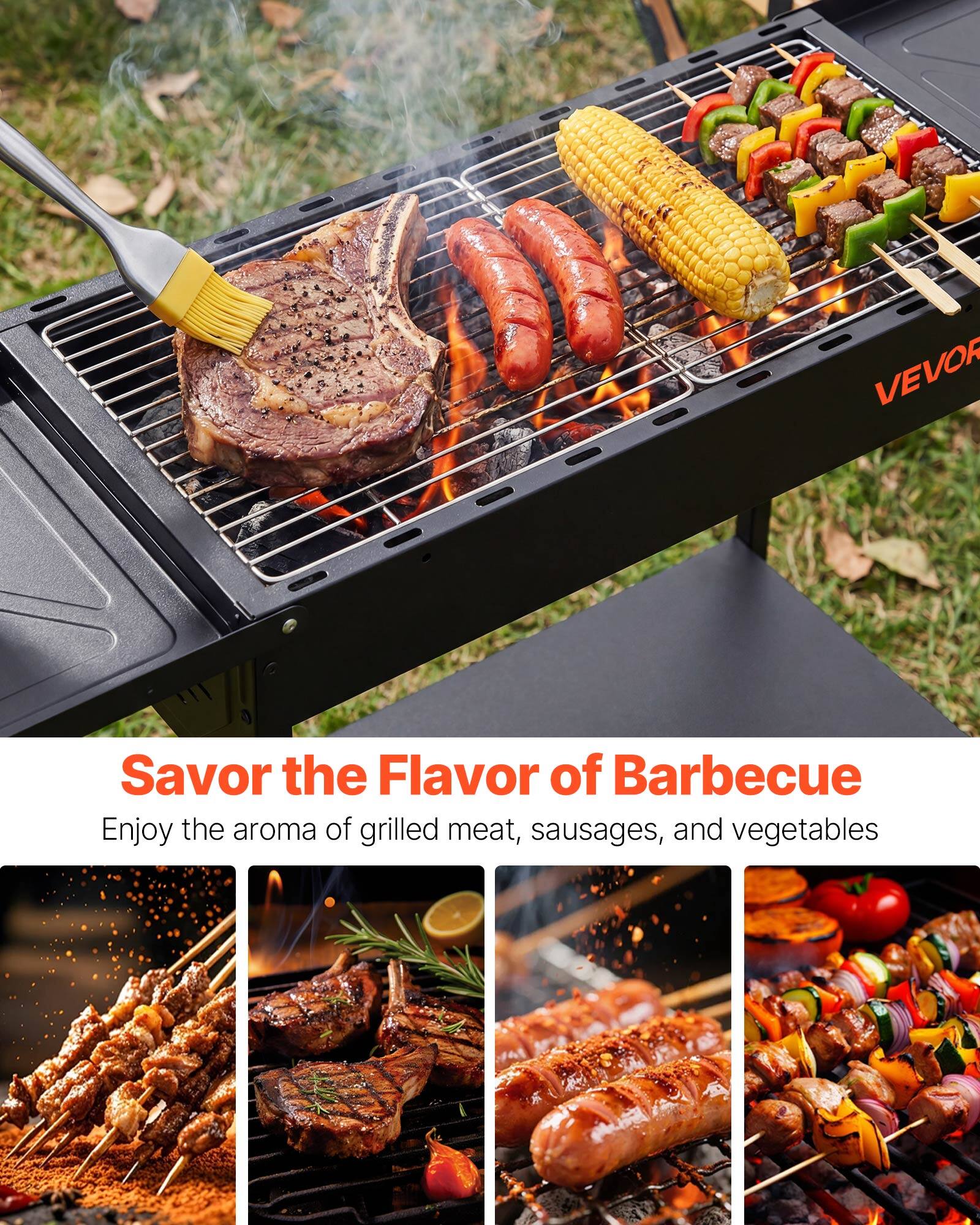 Savor the Flavor of Barbecue

Enjoy the aroma of grilled meat, sausages, and vegetables