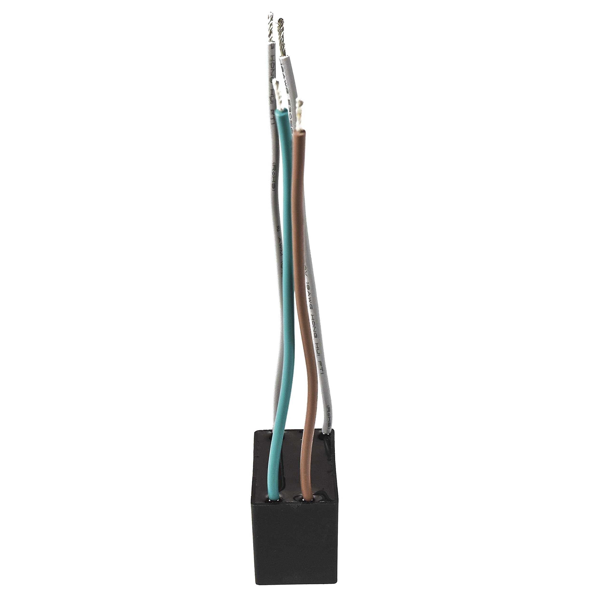Alt View 2. HQRP - Ceiling Fan Motor Capacitor CBB61 5 uF + 5 uF 4-Wire 250 V AC Replacement for Hunter.