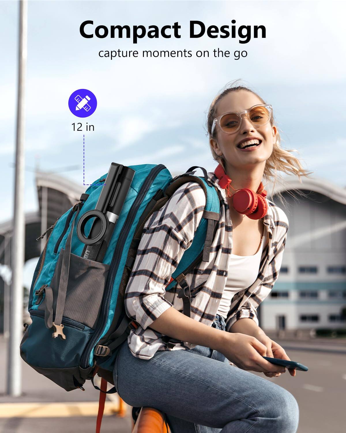 Compact Design  
capture moments on the go  

12 in