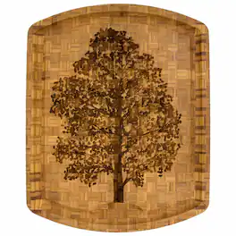 Totally Bamboo - Family Tree Etched Carving Board, 19-1/2" x 15-3/4"