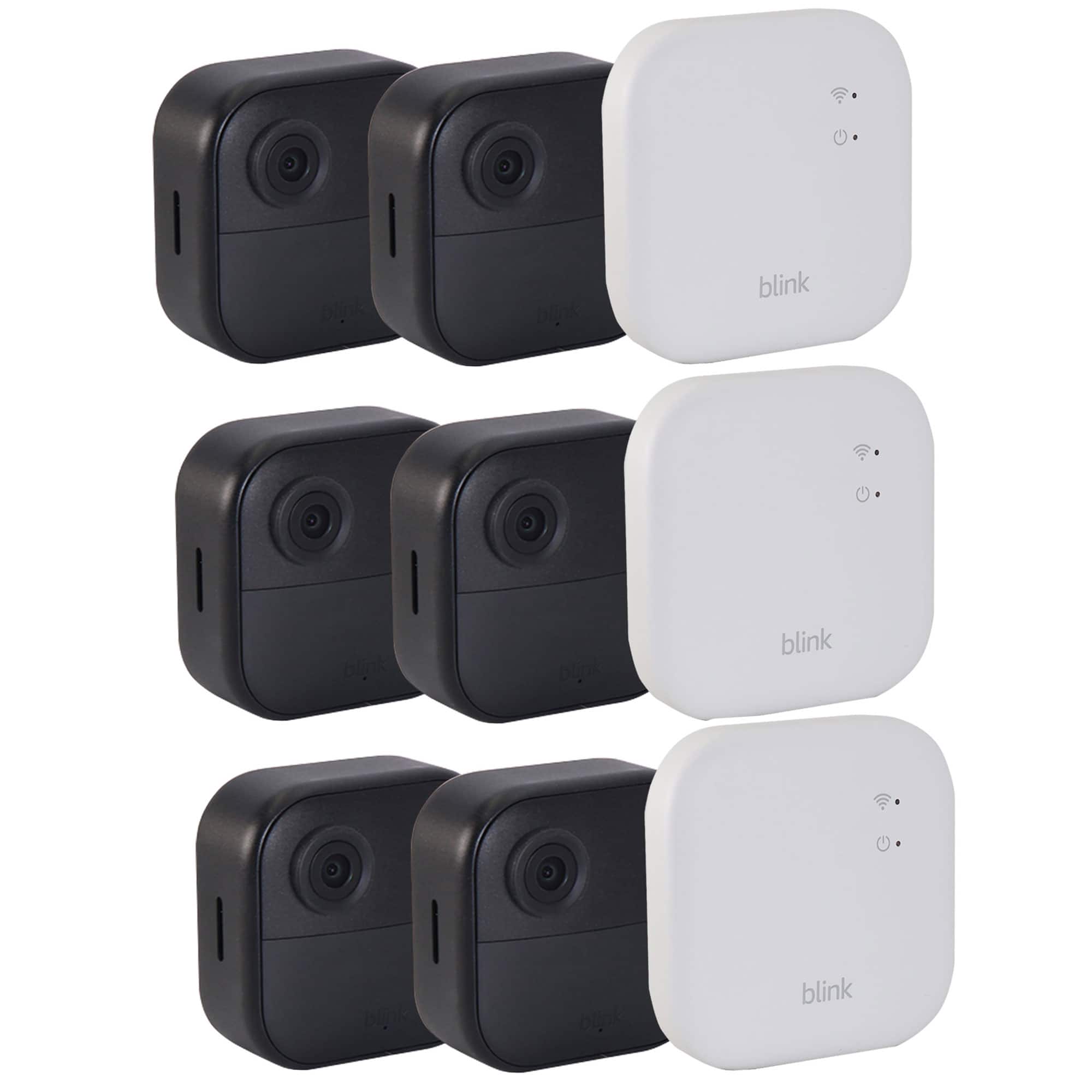 3x Blink Outdoor 4 XR Security Camera Extended Range (Sync Module XR) - 2 Camera - Black