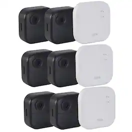 3x Blink Outdoor 4 XR Security Camera Extended Range (Sync Module XR) - 2 Camera - Black