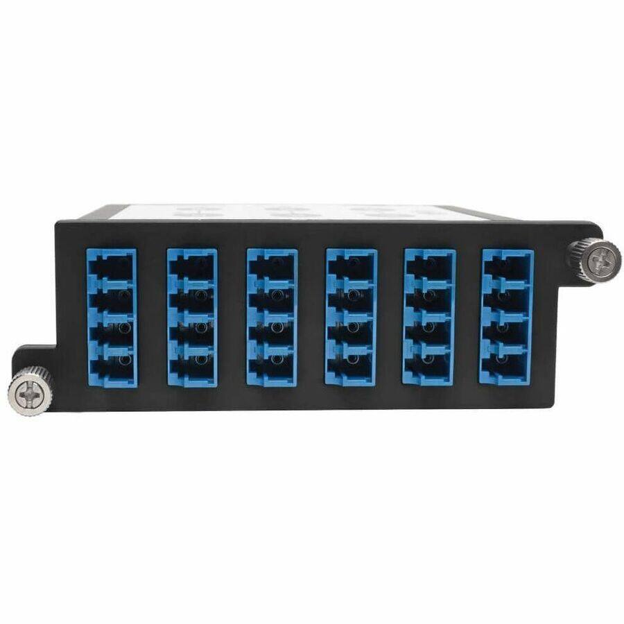 Alt View 2. Tripp Lite - Eaton Tripp Lite Series 40/100Gb Singlemode Fiber Breakout Cassette, 40Gb to 4 x 10Gb, 100Gb to 4 x 25Gb, (x3) 8-Fiber - Unknown.