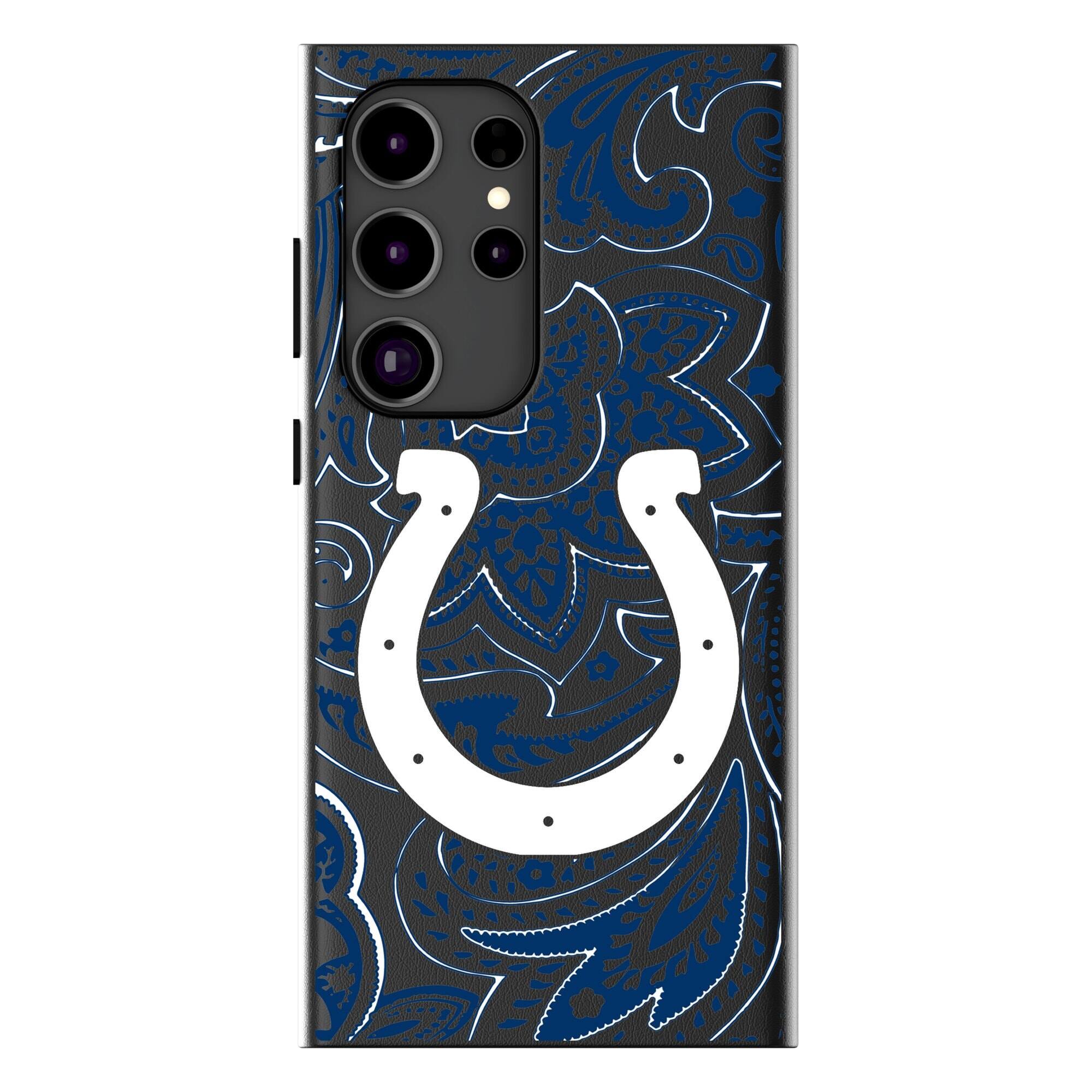 Keyscaper - NFL - Indianapolis Colts Paisley Galaxy Magnetic Bump Case - S24 - Black price history on PriceWatchPro