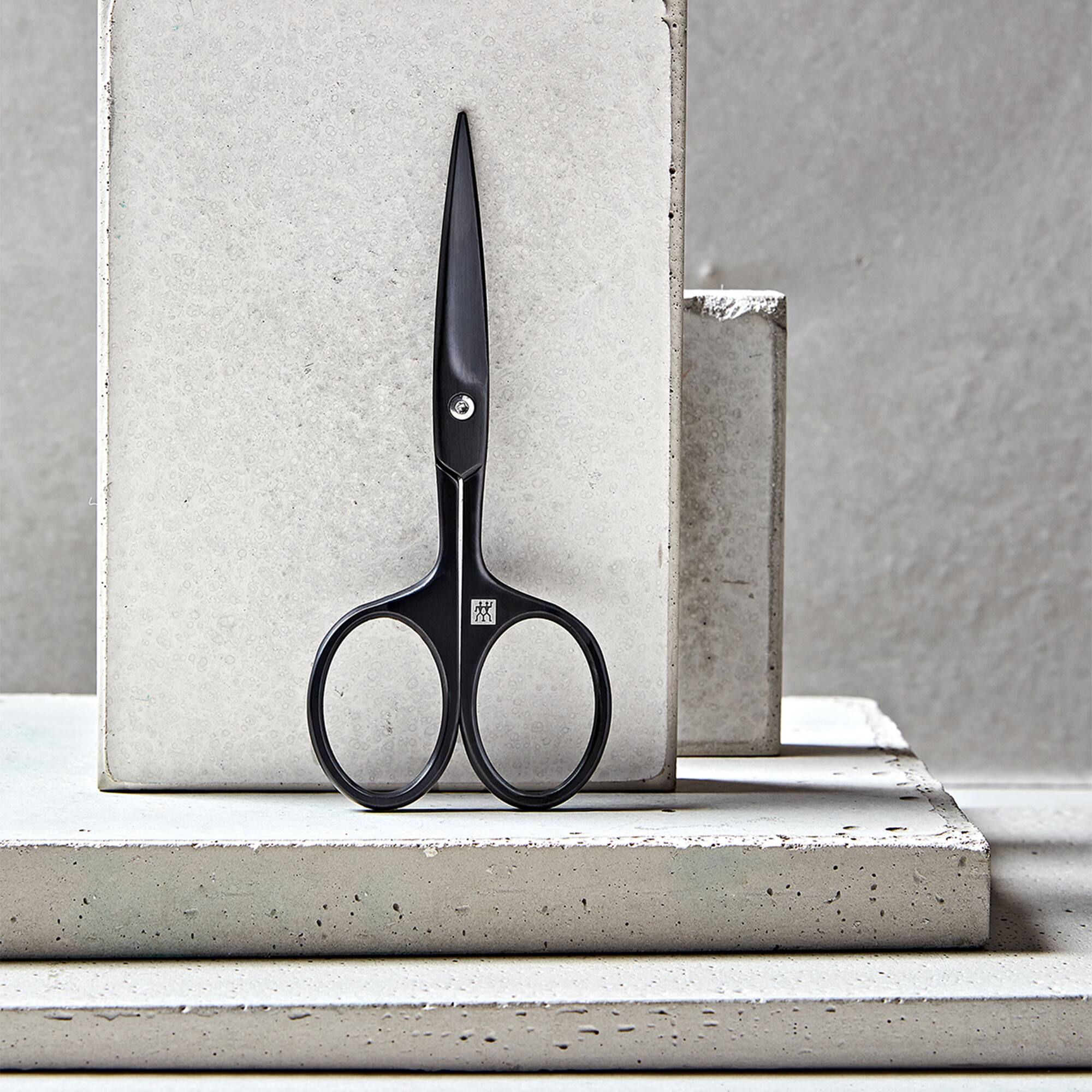 Alt View 5. ZWILLING - ZWILLING Beard Scissors (extended handle width, scratch resistant, straight edge fine tip), Premium, Black, 4.5 in - Black.