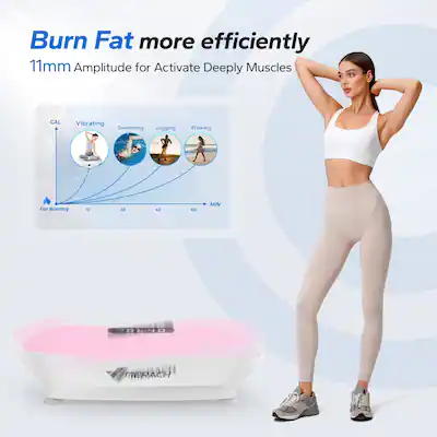 MERACH Vibration Plate Weight Loss Whole Body Workout Fitness Exercise Machine MERACH Vibration Plate Weight Loss Whole Body Workout Fitness Exercise Machine