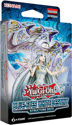 Konami English Edition Yu-Gi-Oh! Card Game Blue-Eyes White Destiny Structure Deck 6+ Years.