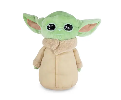Front. LoungeFly - Star Wars: The Mandalorian The Child Plush Toy with Pocket | 12 Inches - Green.