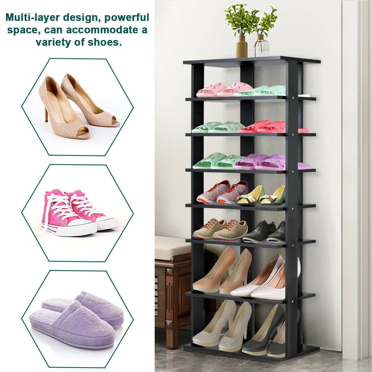 Multi-layer design, powerful space, can accommodate a variety of shoes.