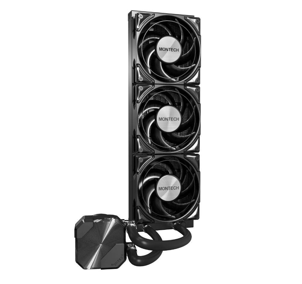 Montech HyperFlow Silent 360 Ultra Quiet AIO Cooler, 3 Fans, Intel