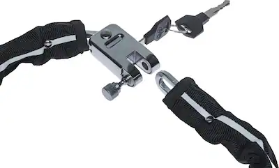 Bell Rampage 400 Chain Lock for Bike and Scooter Black 7153909