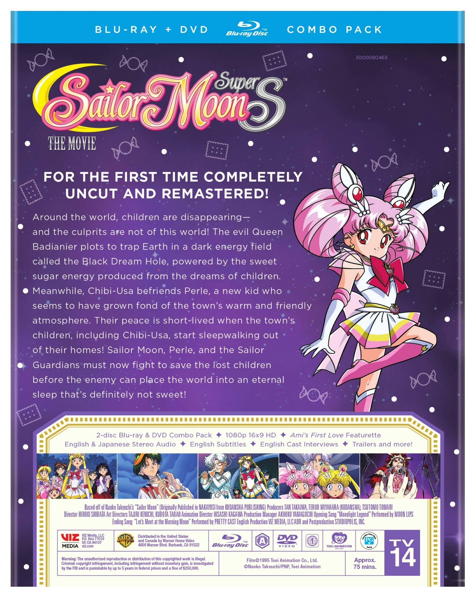 Angle. Sailor Moon SuperS the Movie (Blu-ray + DVD) [Blu-ray].