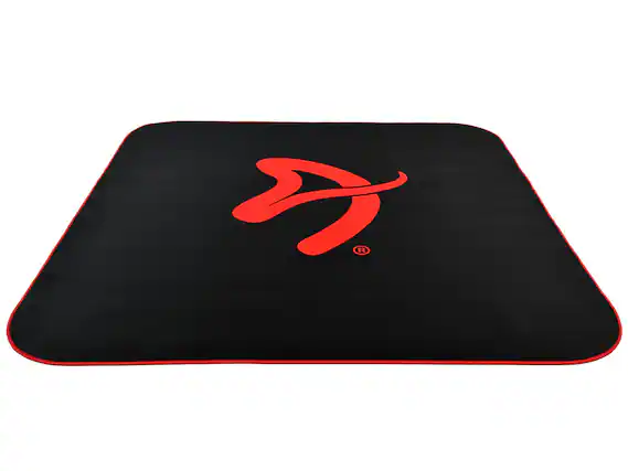 Front. Arozzi - Zona Quattro Floor Pad - Black Red.