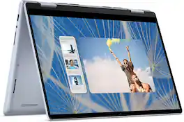 Dell - Upgraded - Inspiron 14 - 14" FHD+ 2-in-1 Touchscreen Laptop - Intel Core 5 120U 2024 - 32GB Memory - 1TB SSD - Windows 11Pro - Windows 11 Pro - Ice Blue