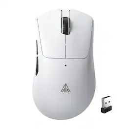 Comfort Essence - Sm802 Wireless Gaming Mouse Tri mode Wired/bt 5.0/2.4ghz With Side Button Rgb Macro For Laptop - Wireless - 2-white-SM805
