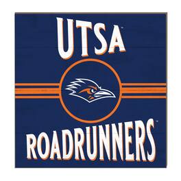 Jardine - UTSA Roadrunners 10'' x 10'' Retro Team Sign - Navy