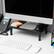 Alt View 15. Mind Reader - Monitor Stand, Height Adjustable, Ventilated Laptop Riser, Office, Metal, 14.5"L x 9.25"W x 4-5.5"H - Black.