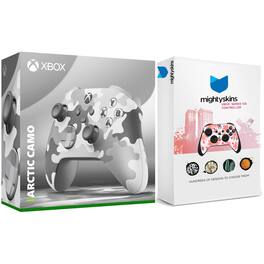Microsoft - Xbox Wireless Controller for Series X, Series S, Windows with MightySkins Custom Skin Code - Arctic Camo - Robot White