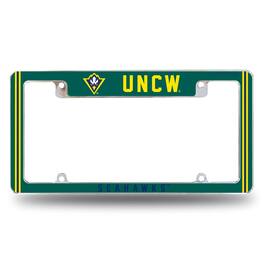 Rico Industries - North Carolina Wilmington Seahawk's Chrome Metal License Plate Frame - Multi