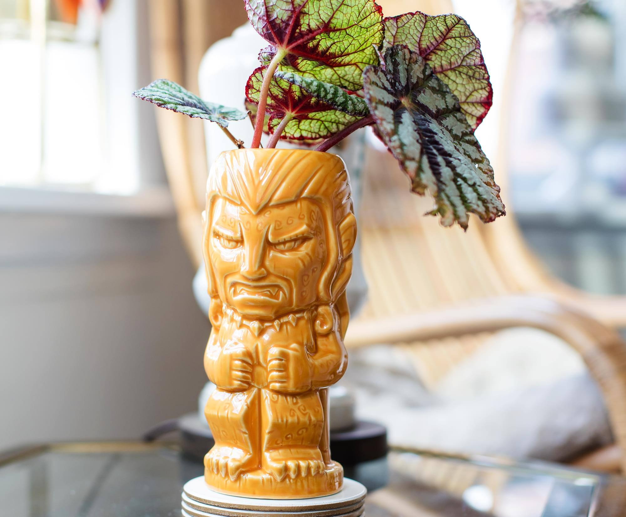 Alt View 4. DC Comics - Geeki Tikis DC Comics Cheetah Ceramic Mug | Holds 16 Ounces - Yellow.