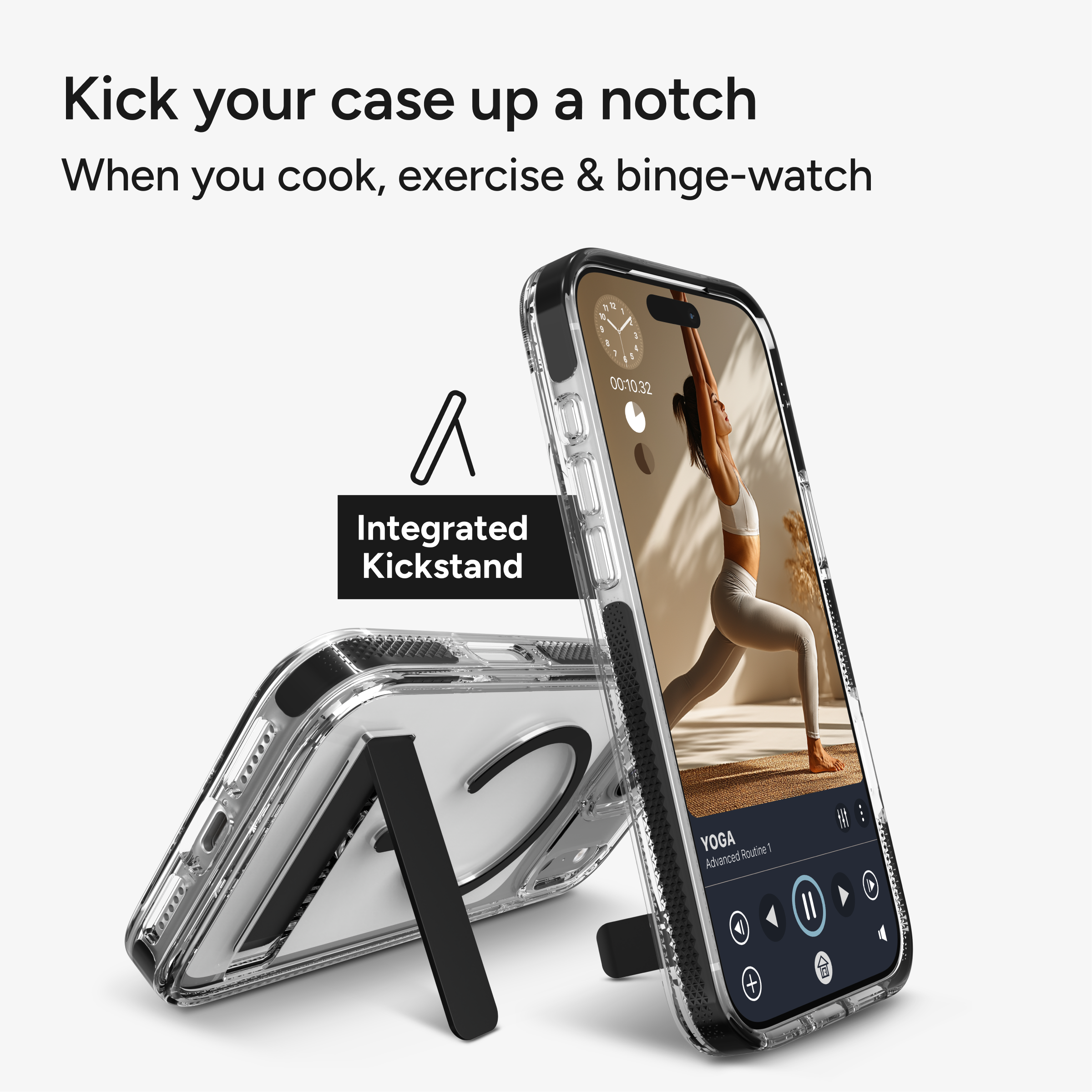 ZAGG Santa Cruz Snap MagSafe Compatible Case with Kickstand for