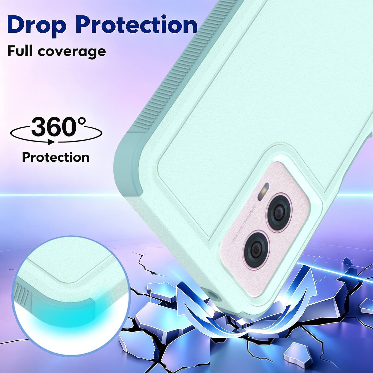 Drop Protection  
Full coverage  
360° Protection