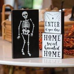 ENTER if you dare  
HOME sweet haunted HOME