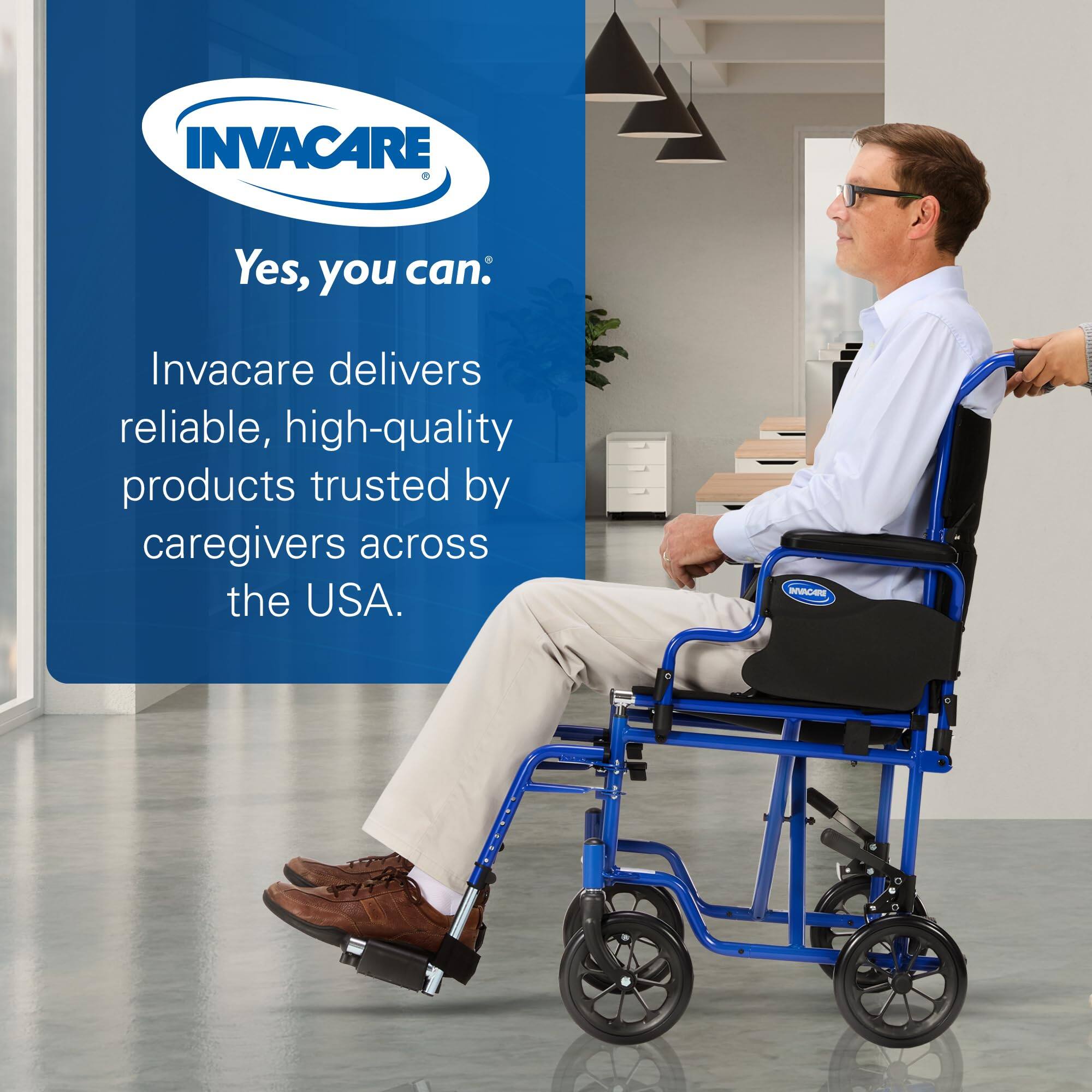 INVACARE  
Yes, you can:  
Invacare delivers reliable, high-quality products trusted by caregivers across the USA.