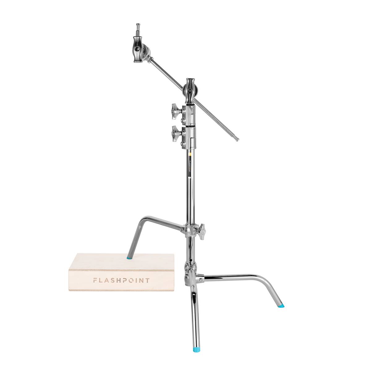 Alt View 7. Flashpoint - Flashpoint 20" Sliding C-Stand Kit w/2.5" Grip Head  20" Grip Arm, Chrome.