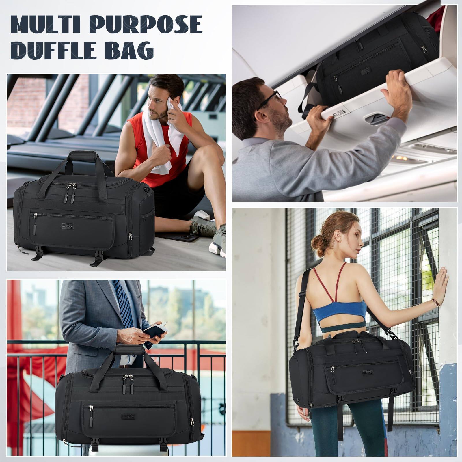 Pacoar Cade Gym Bag For Men 40l Sports Duffel Bags Duffle Women With ...