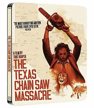 Front. The Texas Chain Saw Massacre (Steelbook) - BLU-RAY.