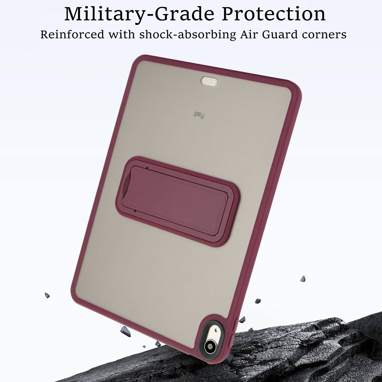 Military-Grade Protection Reinforced with shock-absorbing Air Guard corners