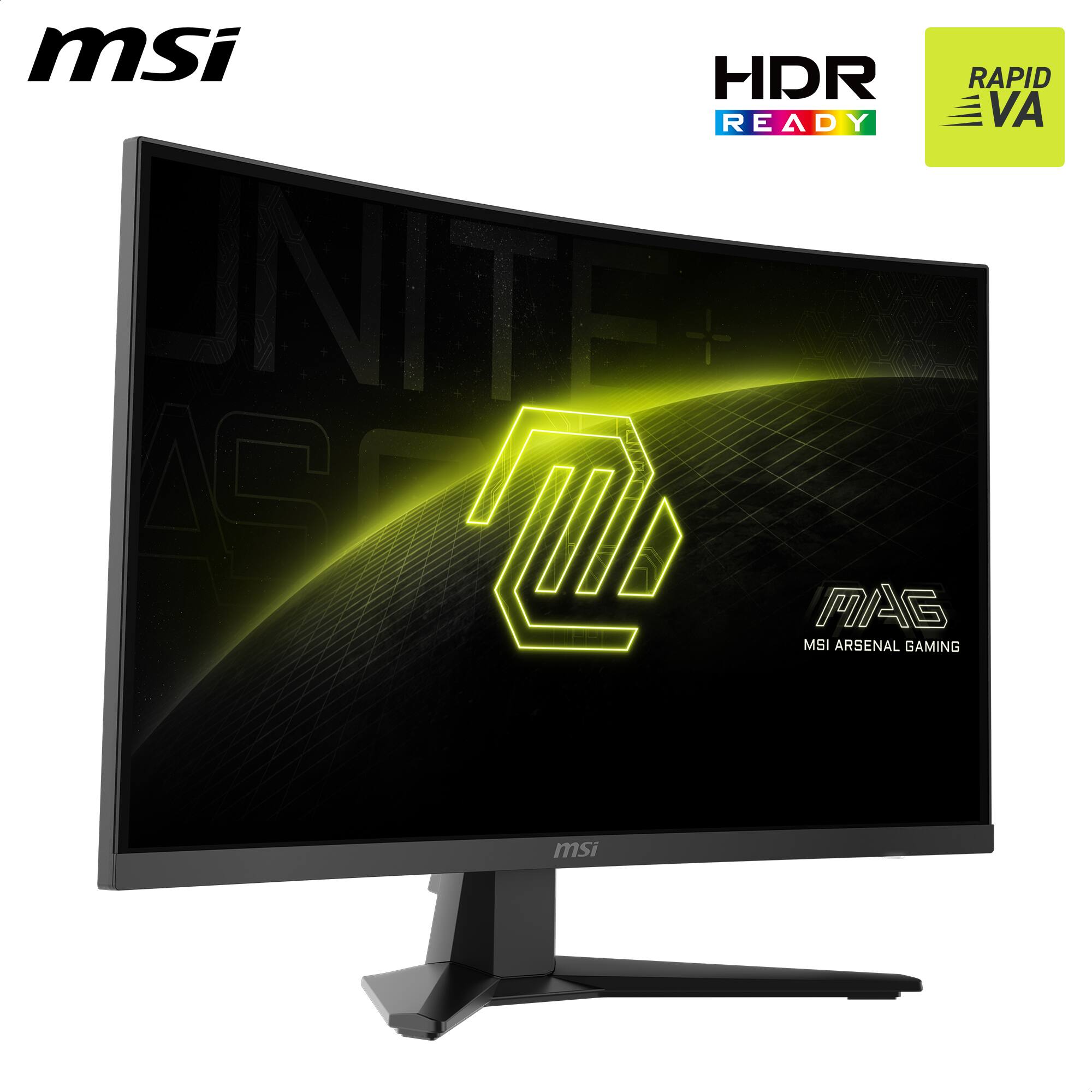 msi HDR RAPID READY VA UNITE + MAG MSI ARSENAL GAMING msi