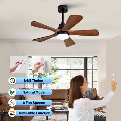 1/4/8 Timing  
Natural Mode  
6 Fan Speeds  
Reversible Function