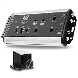 NVX - XLOC44X 4 inputs / 4 outputs High Voltage Active Line Output Converter with Impedance Matching and Remote Level Control