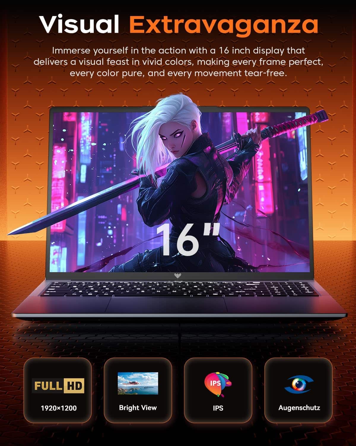ACEMAGIC Refurbished Excellent TX16PRO 16inch Laptop AMD Ryzen 7