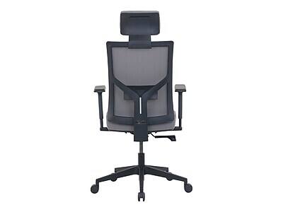 Alt View 7. La-Z-Boy - La-Z-Boy Joel Ergonomic Mesh Swivel Executive Chair, Gray (51448) - Gray.