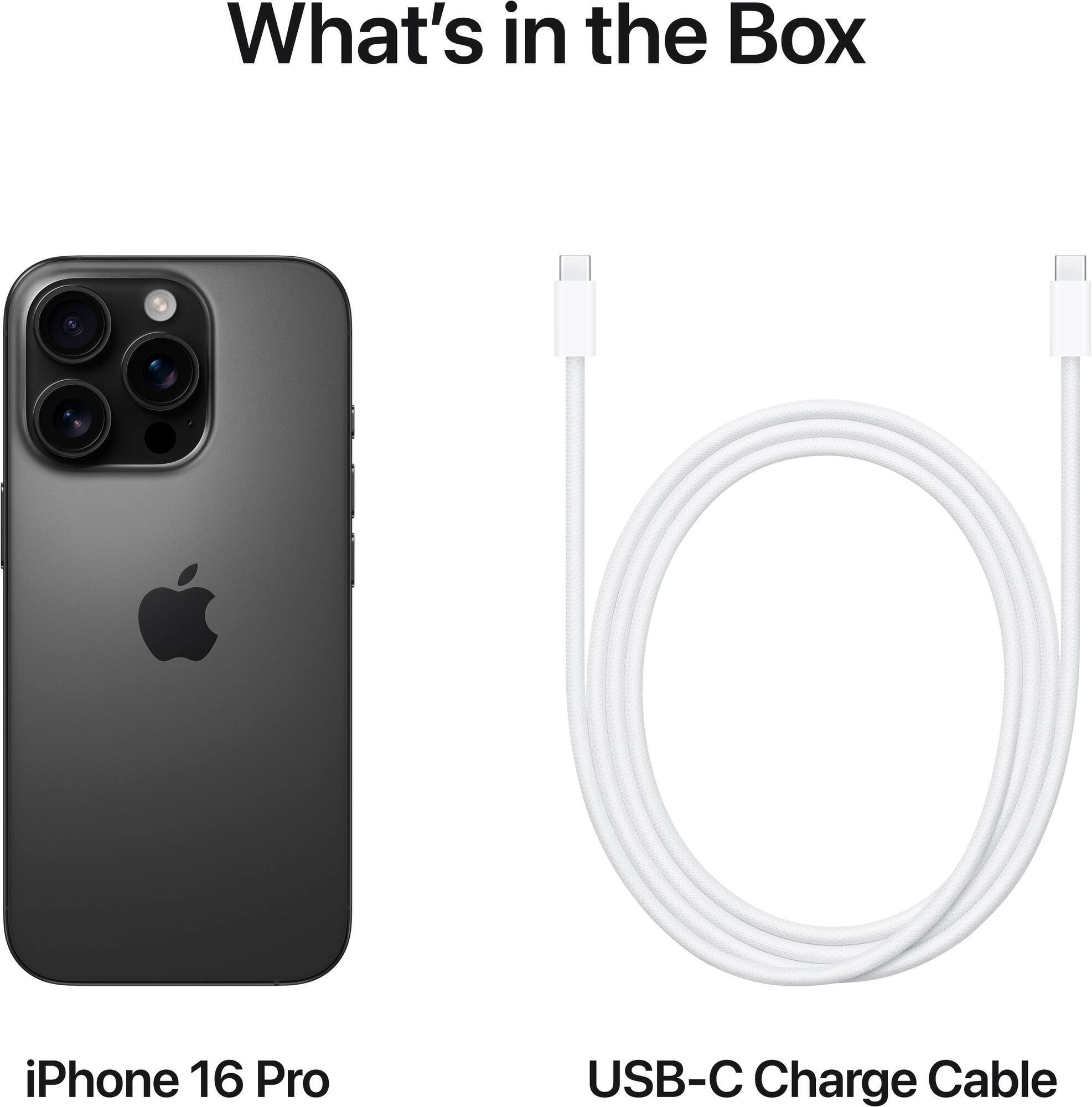 What's in the Box: iPhone 16 Pro USB-C Charge Cable