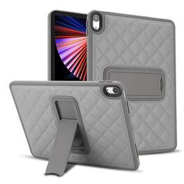 Dteck - Case for iPad (A16) 11th Generation 11-inch 2025/ iPad 10th Gen,Slim Elegant PU Leather Protective Cover with Kickstand - Gray