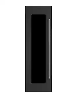 24"W. Integrated Wine Cooler Door Panel for Viking Model FDWCIC7240R - Left Hinge - Cast Black