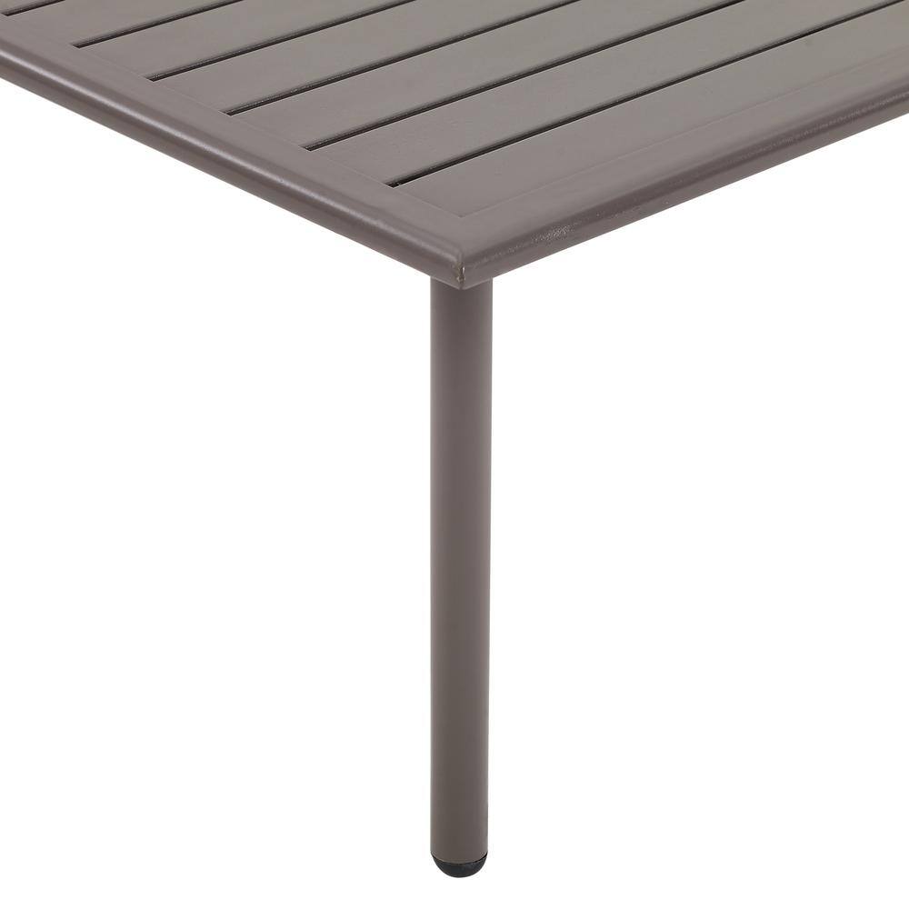 Alt View 5. Crosley Furniture - Cali Bay Outdoor Side Table - Light Brown.